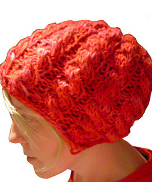 soft cabled hat