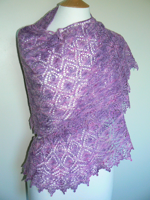 Highland Heather Shawl