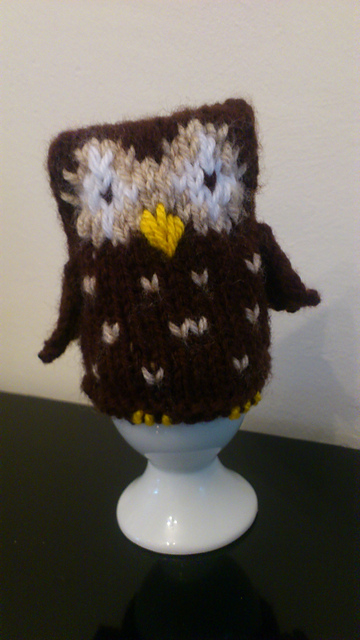 Owl Egg Cosy