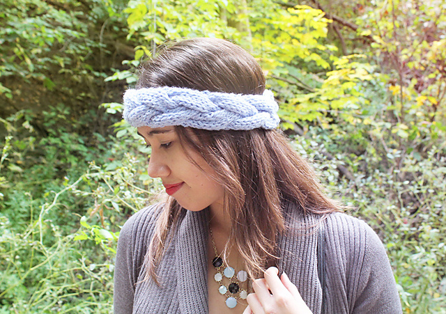 Thick Braided Knit Headband (+ Additional Widths)