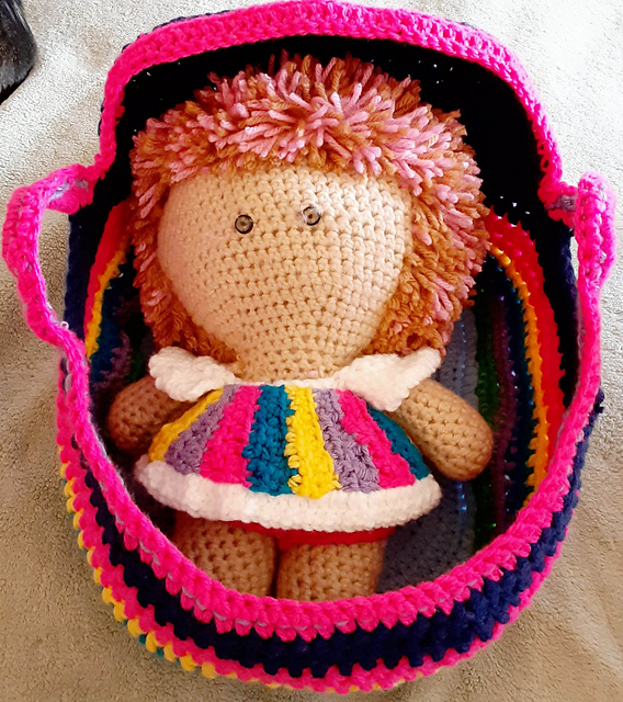 Large Doll Bassinet