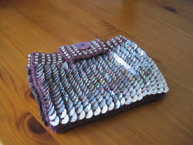 Sequin purse