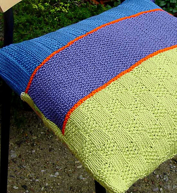 Three-textured Pillow