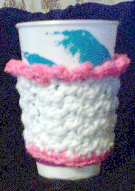 Easy Textured Coffee Cup sleeve/cozy