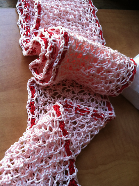 Pink Blueberries Spring Scarf or Wrap