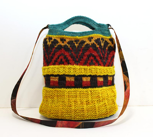 Art Deco Folk Bag