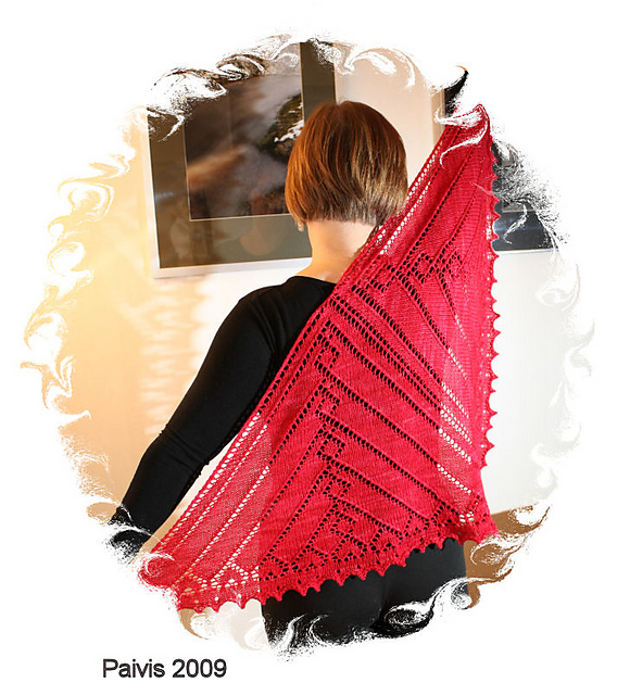 Celtic Hearts Shawl