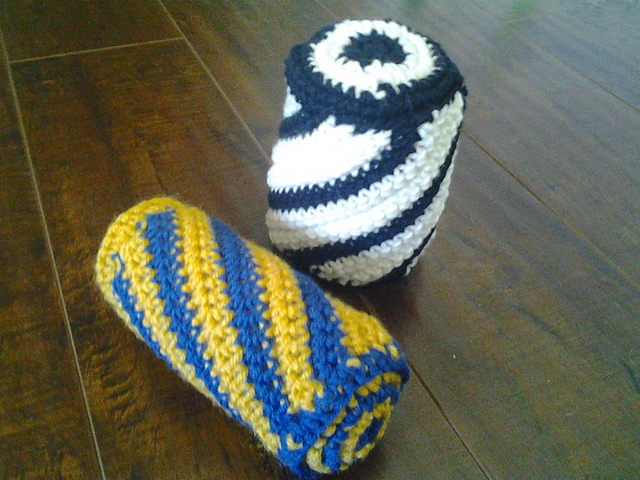 Spiraling Crochet Baby Toy