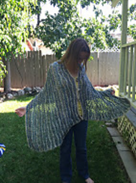 Pacific Waves Poncho
