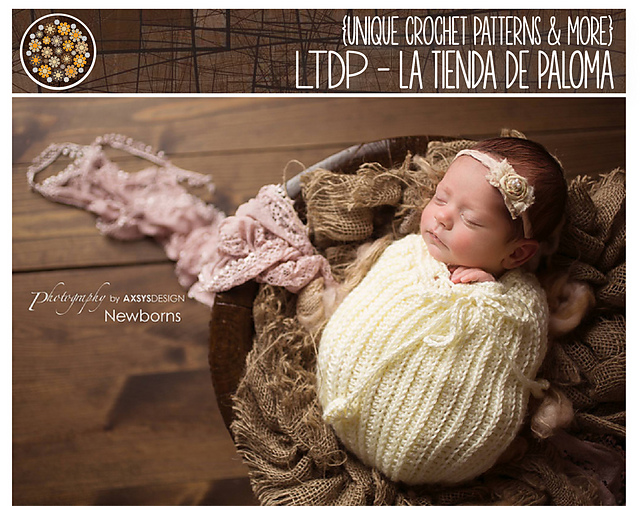 Not knitted swaddle sack and bonnet