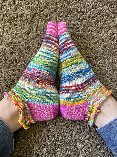 Scrappy Ruffle Anklets