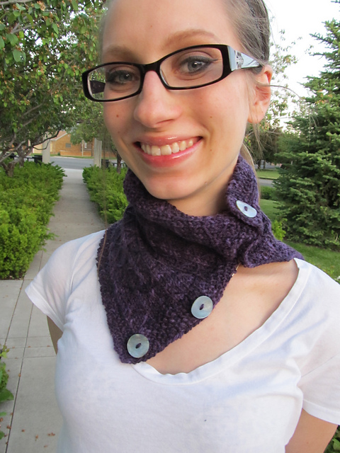 Quilted Lattice Neck Warmer