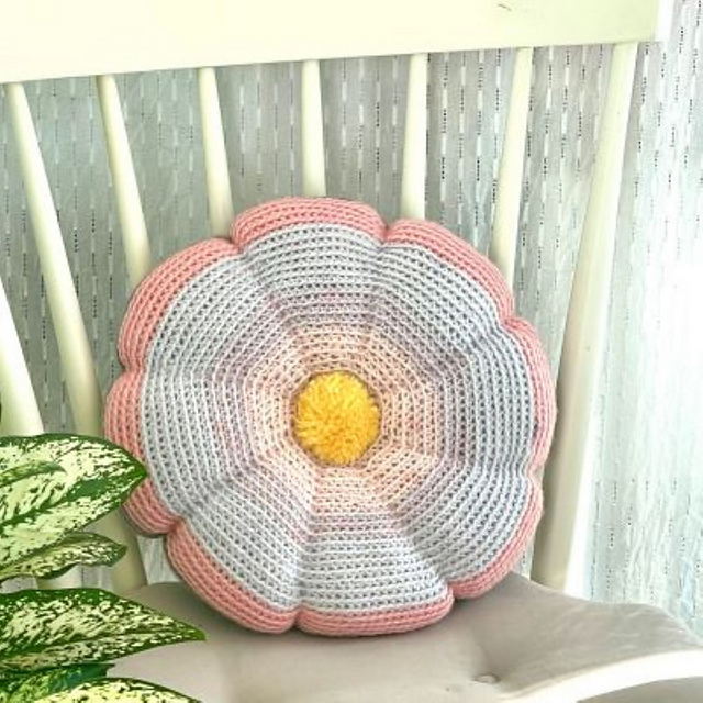 Cosmos Flower Cushion