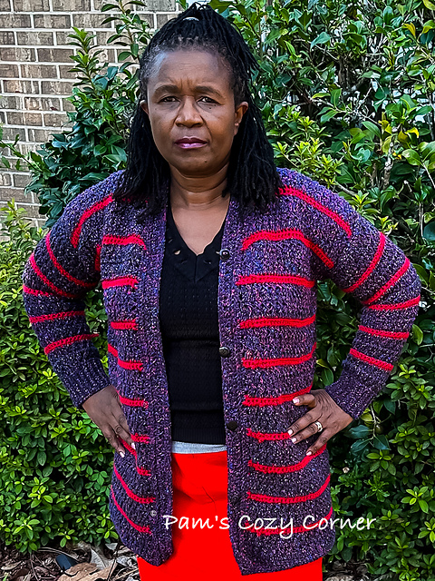 Mama Lattice Cardigan