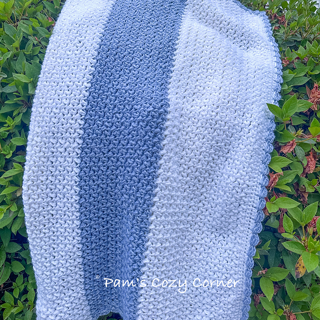 Bean Stitch Baby Blanket
