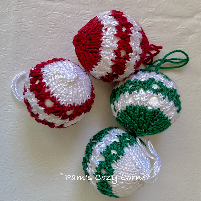 Striped Christmas Bauble