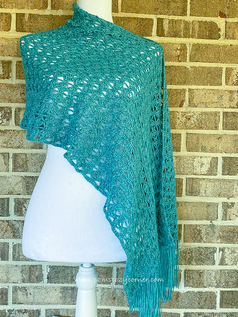 Lydia's Aquamarine Scarf
