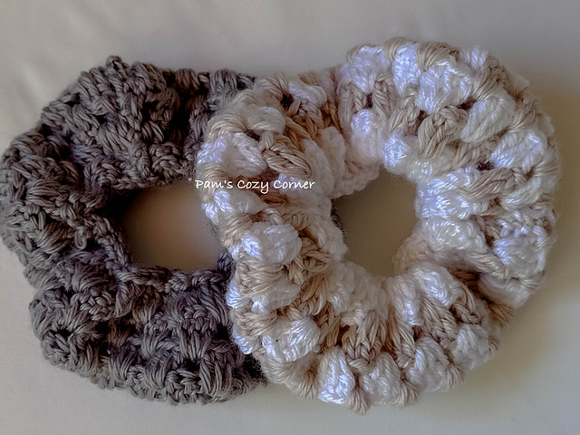 Granny Square Scrunchie