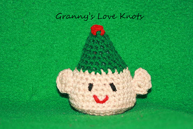Granny's Cuties Elfy Amigurumi Ornament
