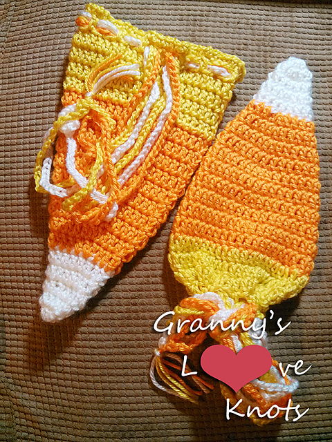 Candy Corn Ghouly Treat Bag