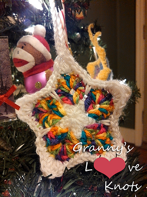 Stained Glass Star Ornament