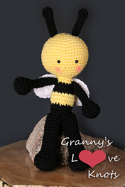 Beatrice Bee Amigurumi Doll