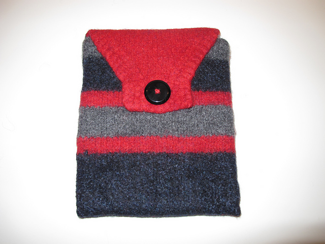 Stash Busting Felted iPad Case