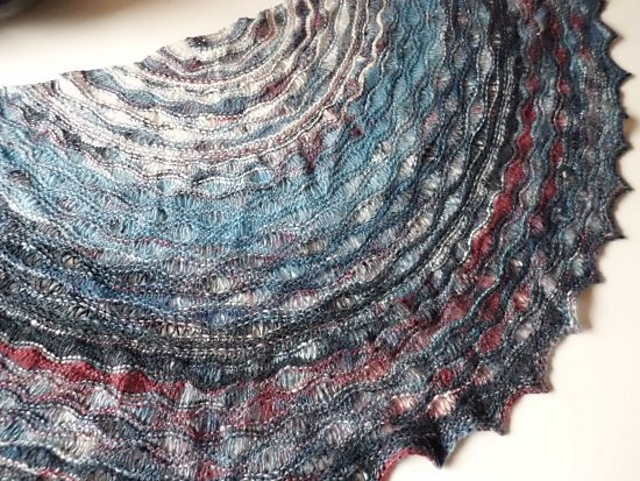 Stormy Seas Shawl