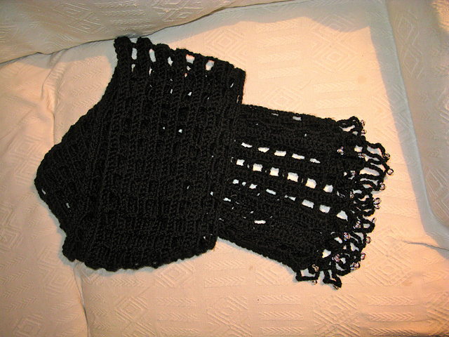 Beaded Fringe Wrap