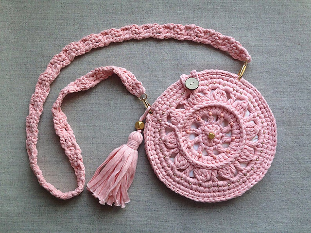 Beach Boho Round Bag