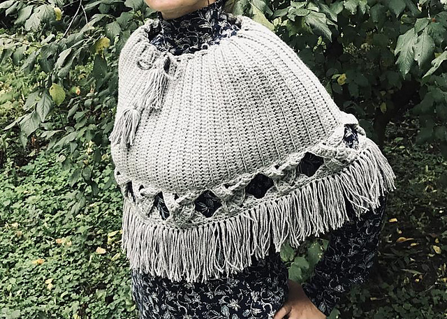Elegance Braided Capelet