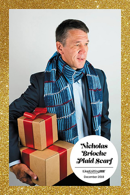 Nicholas Brioche Plaid Scarf