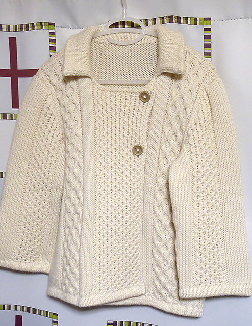 Aran Jacket アラン模様のジャケット