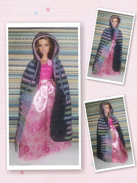 fairytale cloak for any doll