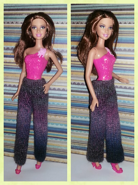 barbie straight leg pants