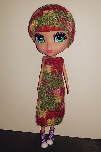 Cutie Pops doll dress and hat
