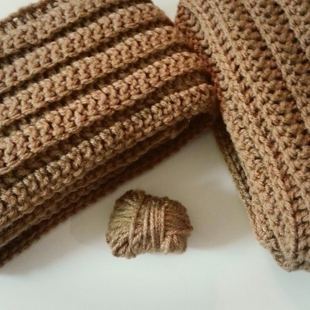 Easy Ribbed Scarf