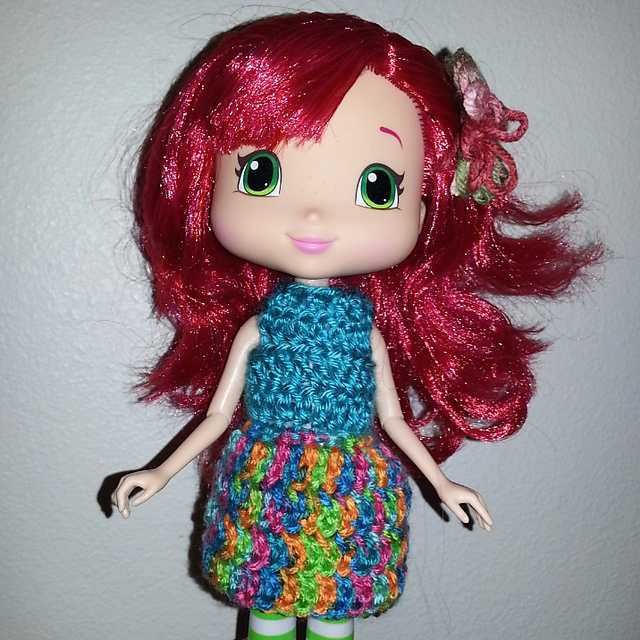 11" Strawberry Shortcake Sleeveless Dress