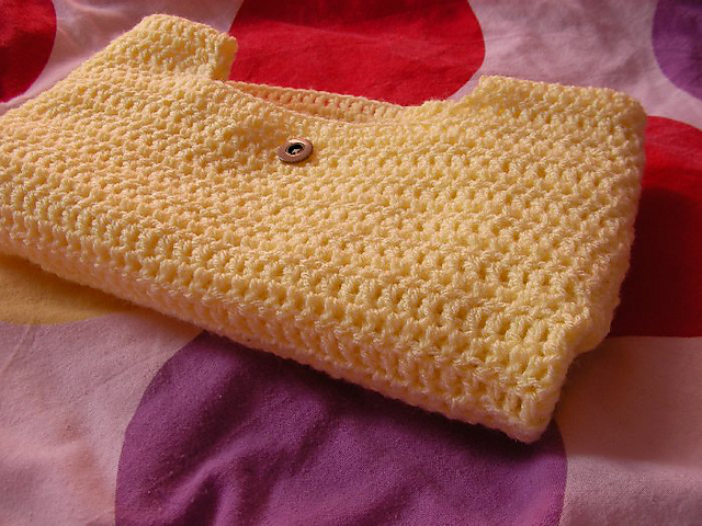Pull court au crochet