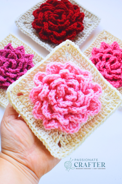 Rose Granny Square