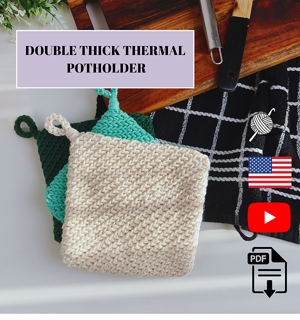 Double Thick Potholder