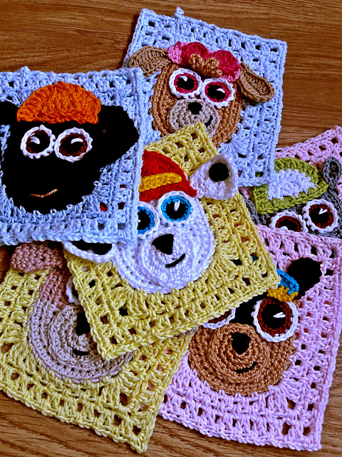 Paw Patrol Granny Squares
