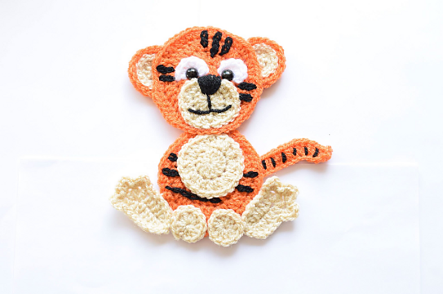 Tiger Animal Applique