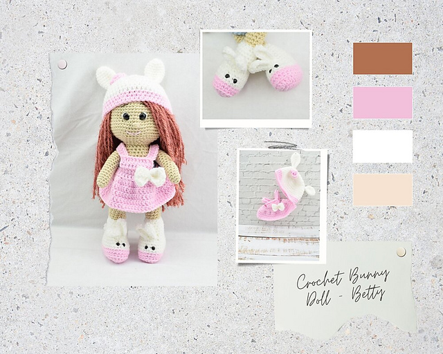 Amigurumi bunny doll