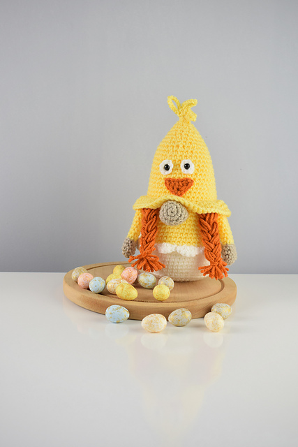 Easter chicken gnome