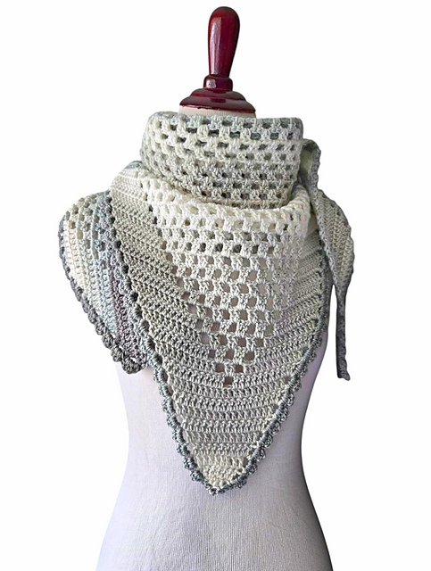 Easy Triangle Spring Shawl
