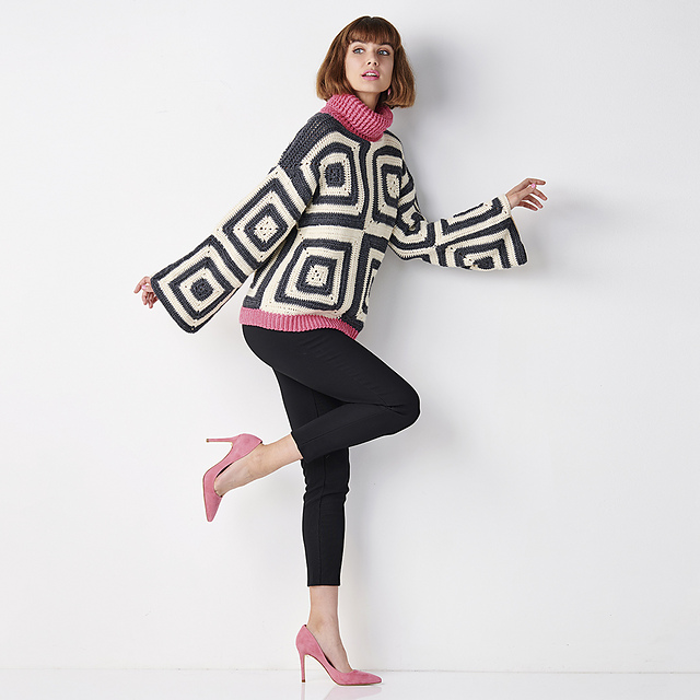 Square Motif Jumper