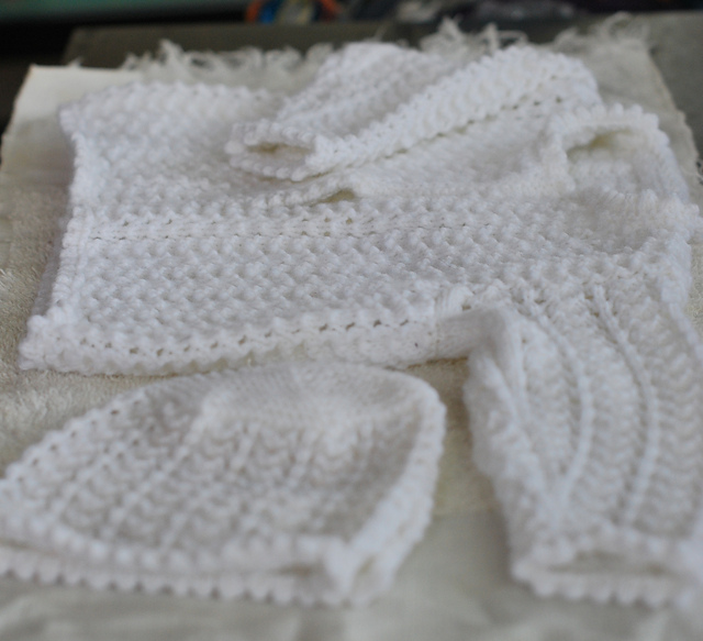 Lace Jacket, Bonnet and Booties