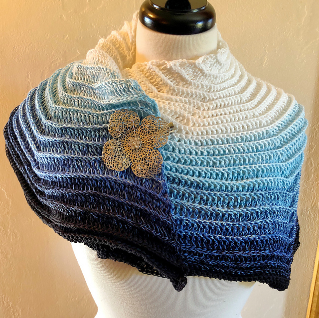 Blue Lace Agate Stole