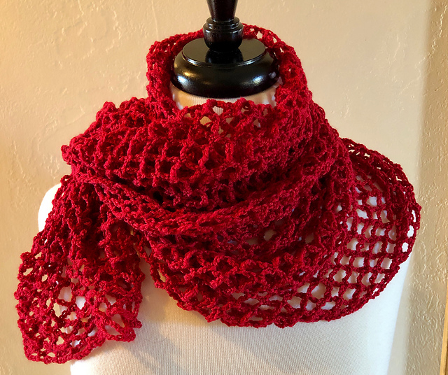 Beginners Lattice Scarf